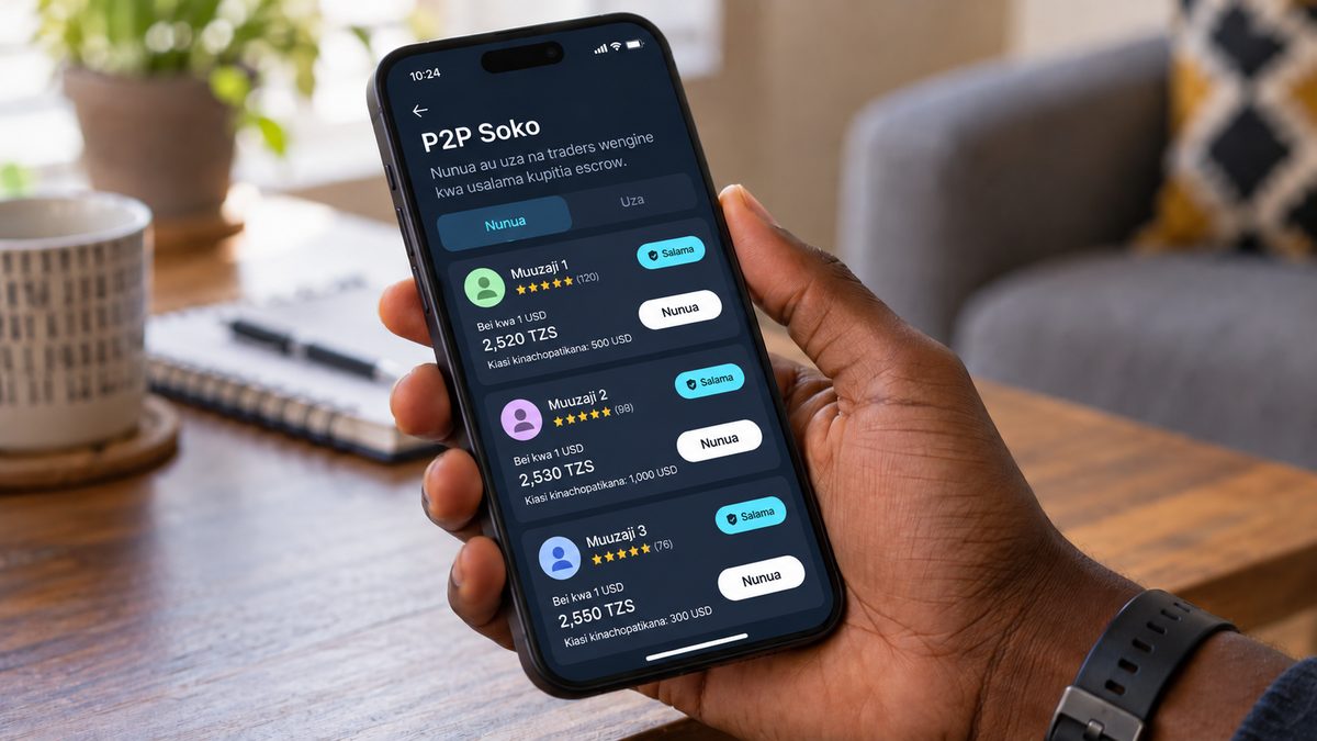 Mfano wa kielelezo cha skrini ya P2P